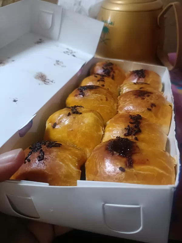 Bolen pisang coklat